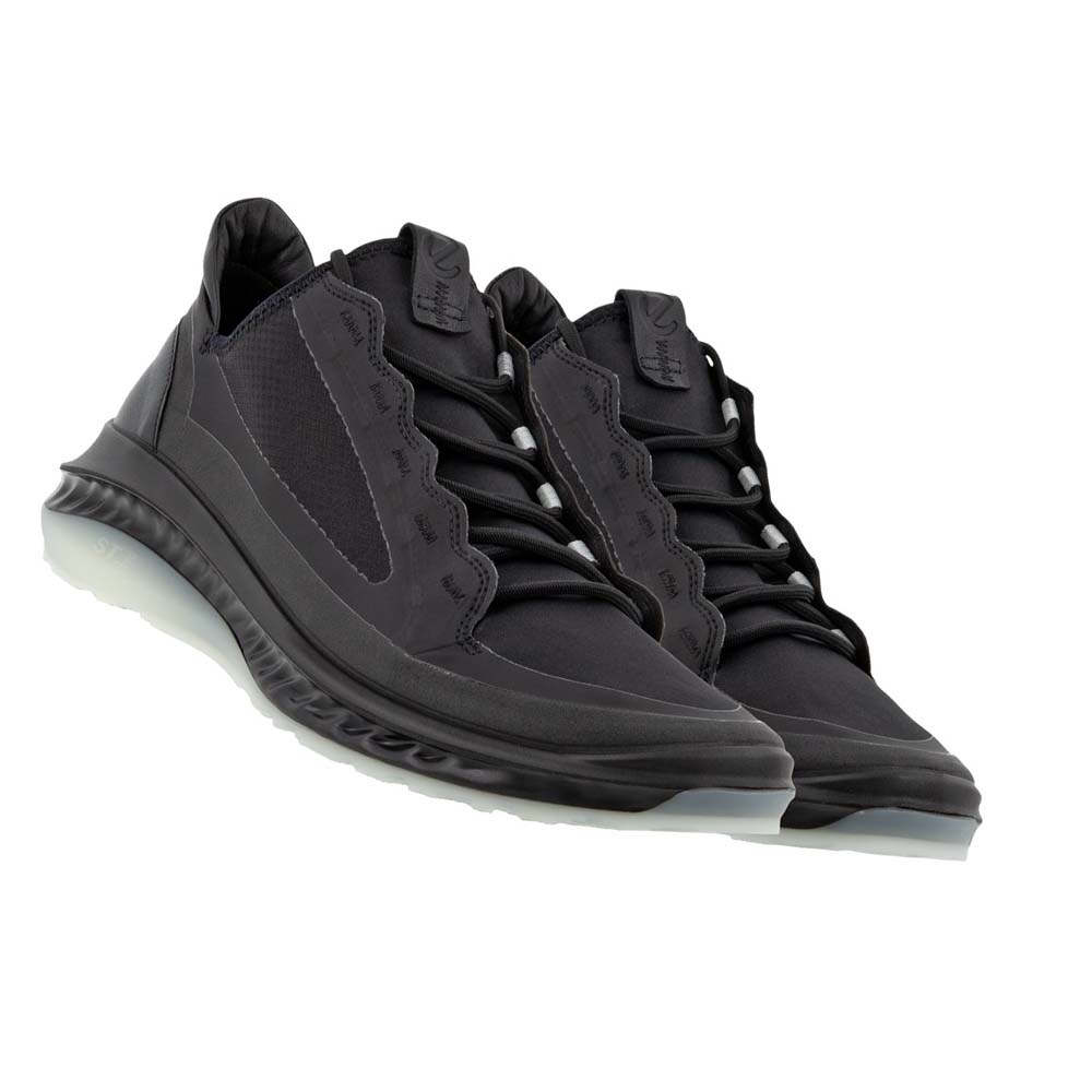 Men's Ecco St.360 Athletic Sneakers Black | Canada 660EBC